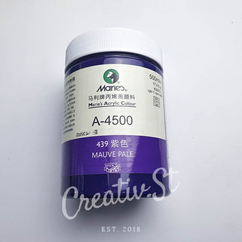 

MARIES Cat Acrylic 500 Ml Paint Colour Cat Akrilik Lukis Satuan