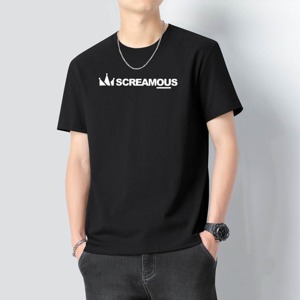 Kaos Pria Pakaian Atasan Tsirt Dewasa Hadiah Kado Kaus Oblong Remaja Cowok Cewek Polos Baju Oversize