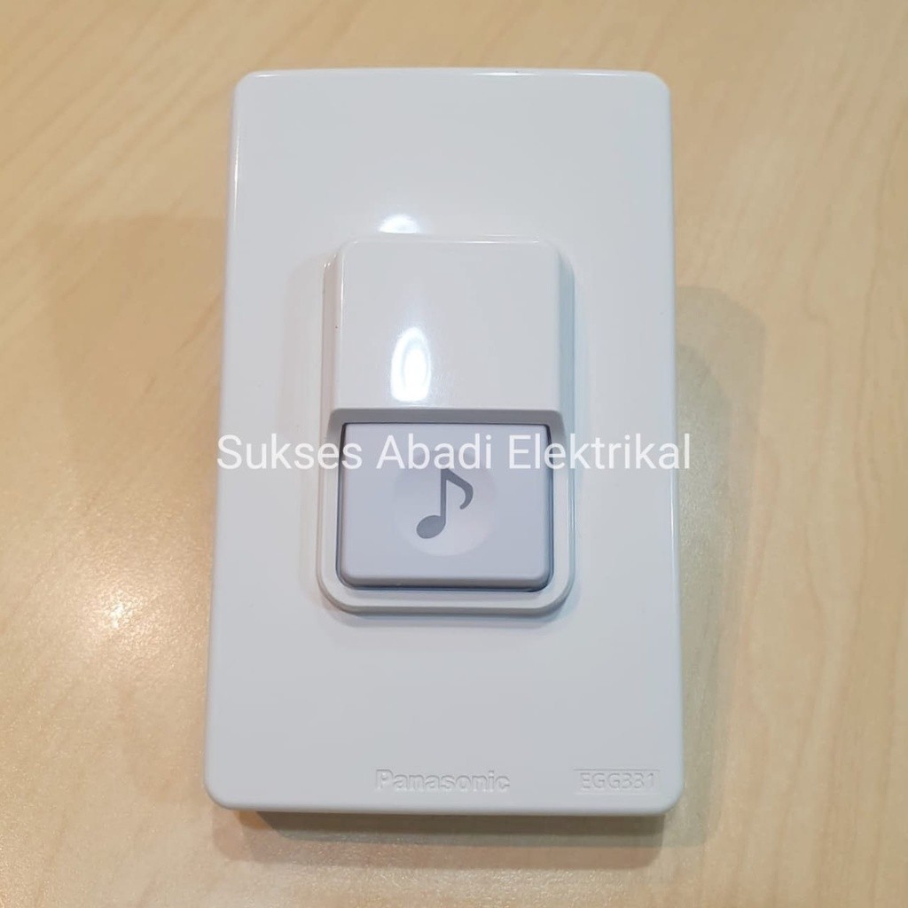 SAKELAR TOMBOL BELL BEL LISTRIK RUMAH OUTDOOR WEATHEPROOF PANASONIC WE