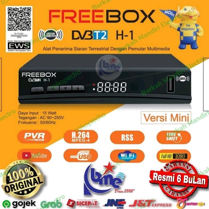 Set Top Box Tv DigitaL Free Box H-1 Mini Size