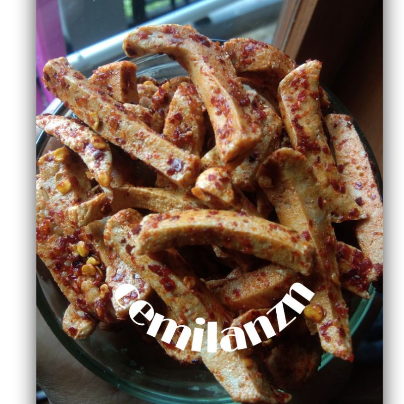 

WHYN!! Basreng pedas keripik basreng daun jeruk 1kg bumbu melimpah