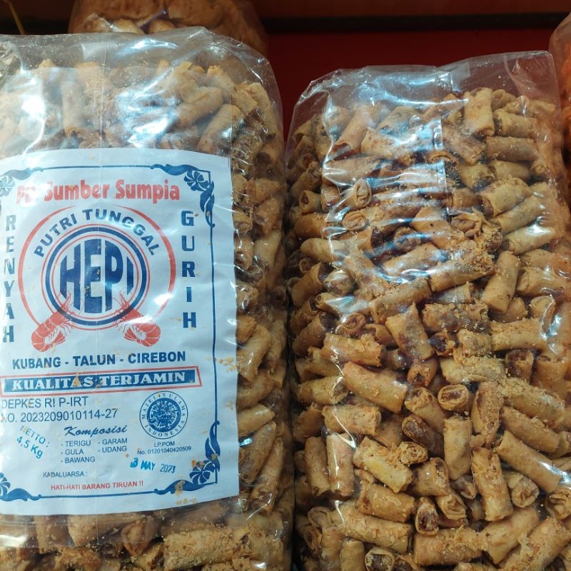 

WHYN!! 1kg SUMPIA UDANG CIREBON HAPPY KUALITAS SUPER