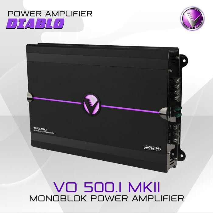 PREMIUM POWER MONOBLOK VENOM DIABLO VO 500.1MKII Audio Mobil