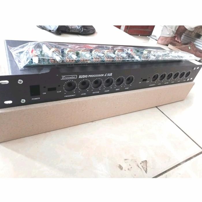 PREMIUM [COD] satu paket kit audio prosesor + subwoofer