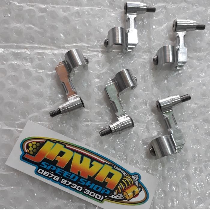 PREMIUM Breket braket selang rem depan cnc supra beat scopy vario