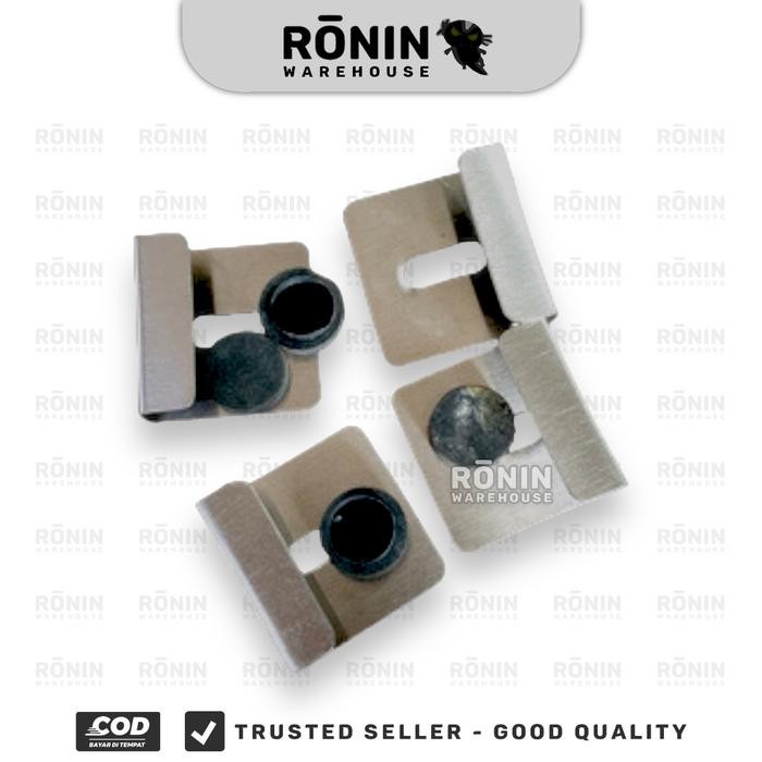 PREMIUM ASAHI Klem kaca jepit penjepit cermin wastafel rak