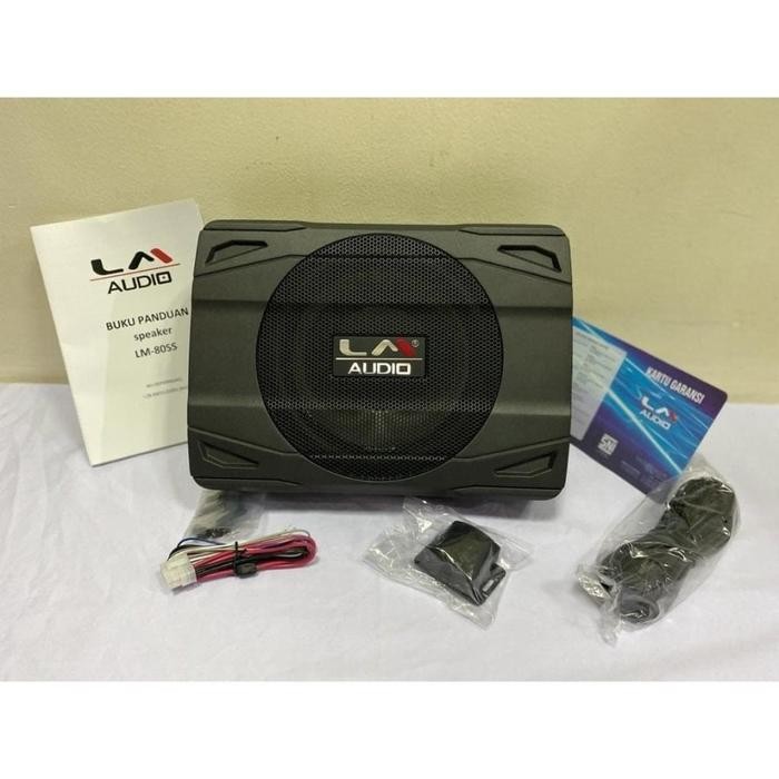 PREMIUM Subwoofer Slim LM Audio LM-80SS Sub-Woofer Aktif Kolong Mobil