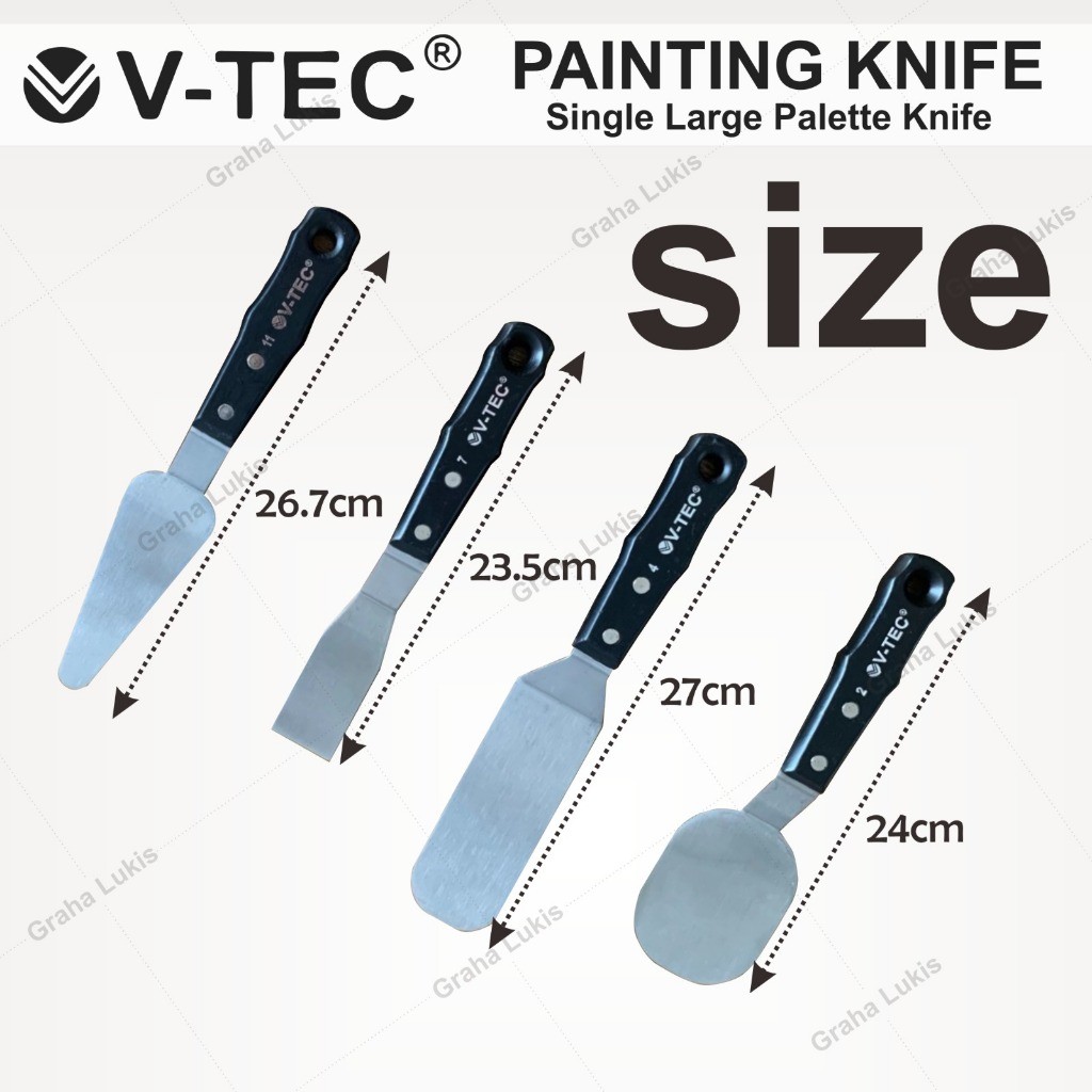 

V-Tec Painting Knife Besar / Pisau Palet Besar Satuan