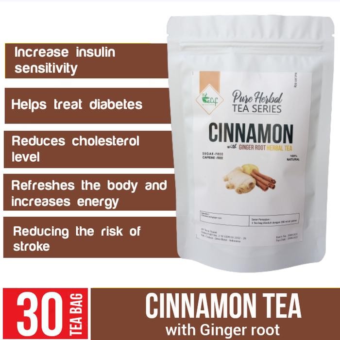 

Cinnamon Ginger Tea : Cinnamon and Ginger Kayu Manis Jahe (30 Tea Bag)