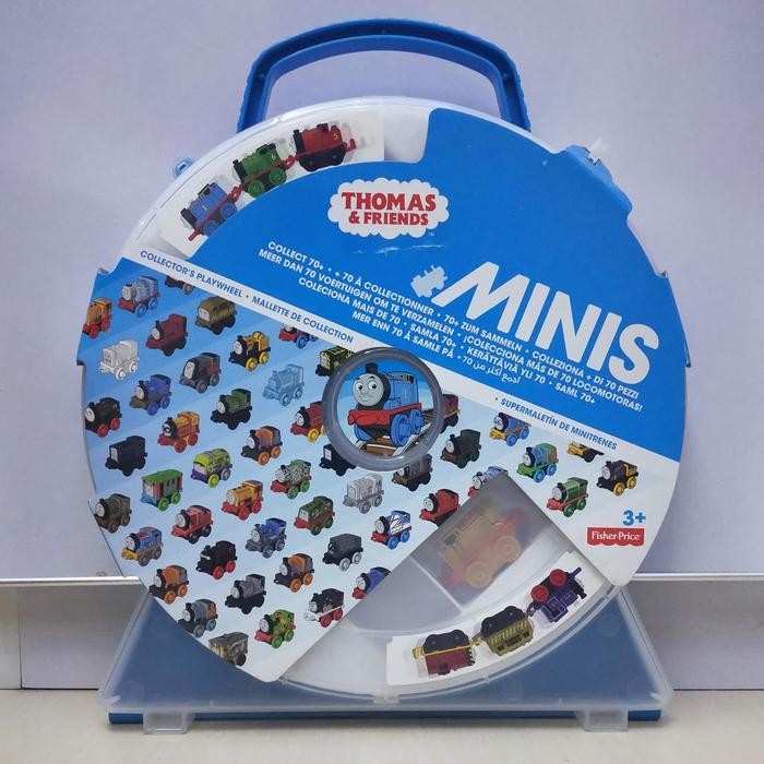 Thomas and Friends Carries Carry Case Box Bulat - nis Gold - Koleksi