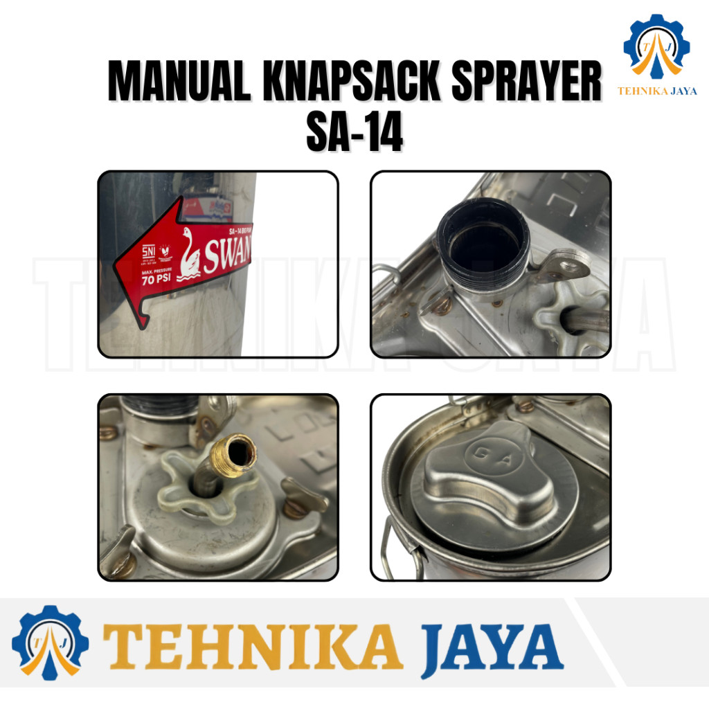 Alat Semprot Sprayer SWAN SA-14 Tangki 14L Stainless Steel Manual