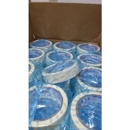 

MASKING TAPE LAKBAN KERTAS (per DUS) LEM KERTAS WARNA CREAM KUALITAS TERBAIK MURAHH WE!!!
