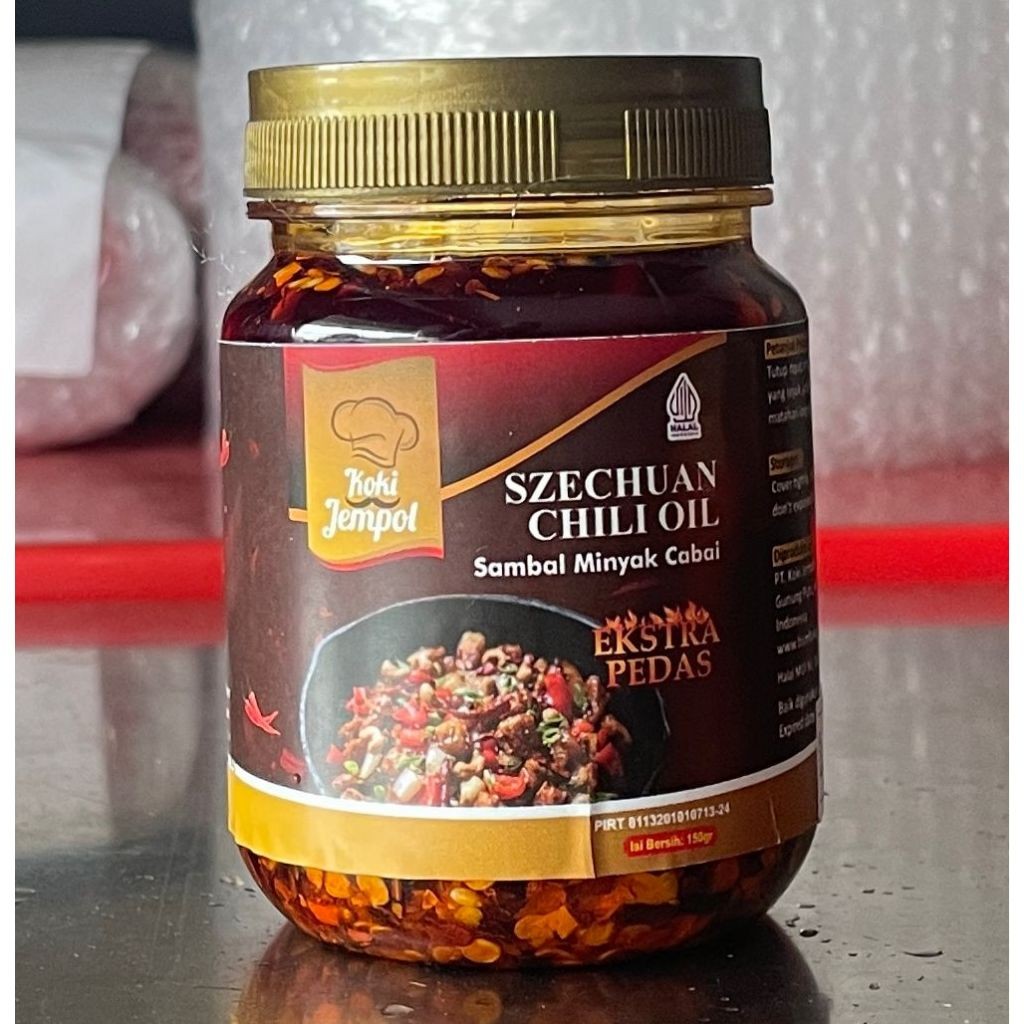 

Koki Jempol Szecuan Chili Oil 150gr / Sambal Dimsum