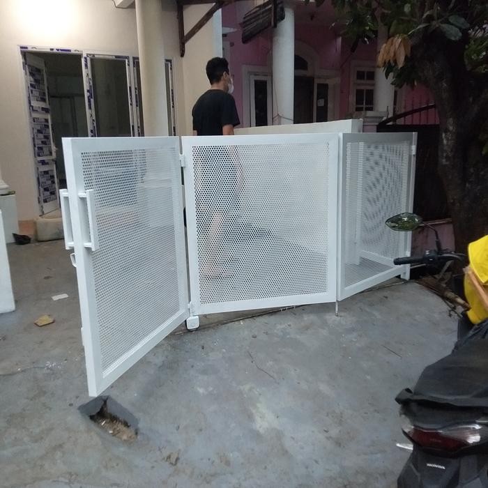 pagar lipat pagar dorong pagar geser