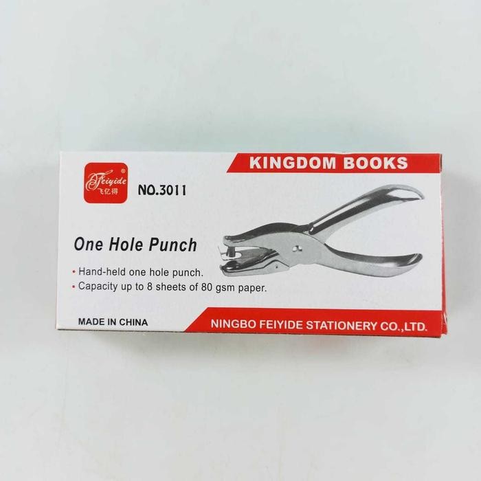 

No Na - Tang Pembolong Lubang Kertas Binder Satu Lubang One Hole Punch 6Mm