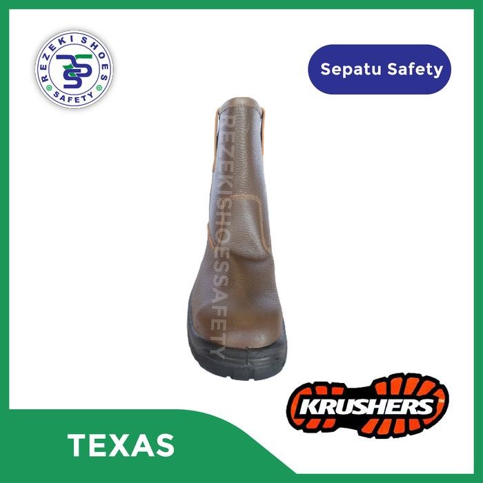 Sepatu Safety Krushers Texas Brown / Safety Shoes Krushers Texas