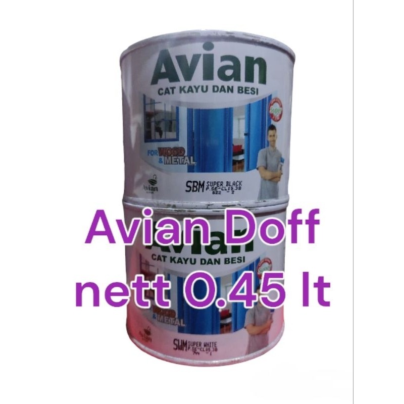 

Avian Cat Besi Kayu Doff/Putih doff/hitam doff/coklat doff/abu doff/biru doff/cat matt