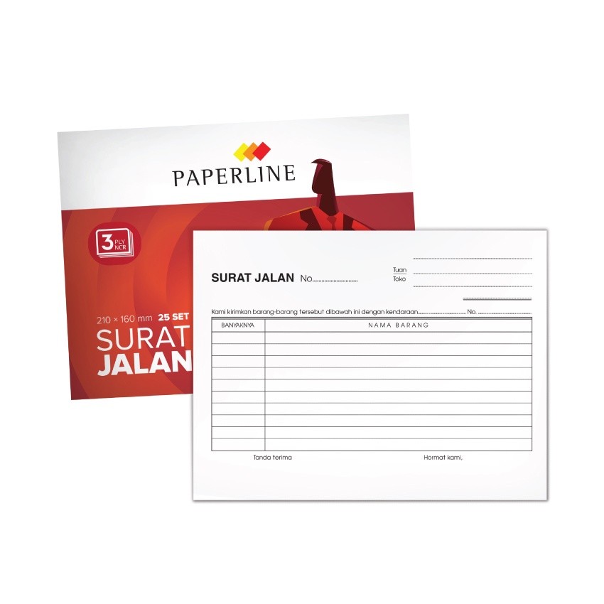 

Paperline Surat Jalan 16x21cm 3ply NCR B3