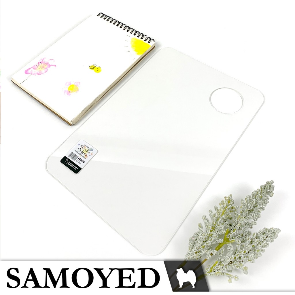 

SAMOYED PPLT-A Palet Lukis Akrilik Transparan / Bening / Acrylic Painting / Painter's Palette