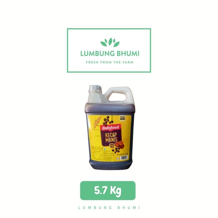 

INDOFOOD Kecap Manis Jerigen 5.7 Kg 1 Pcs - Lumbung Bhumi