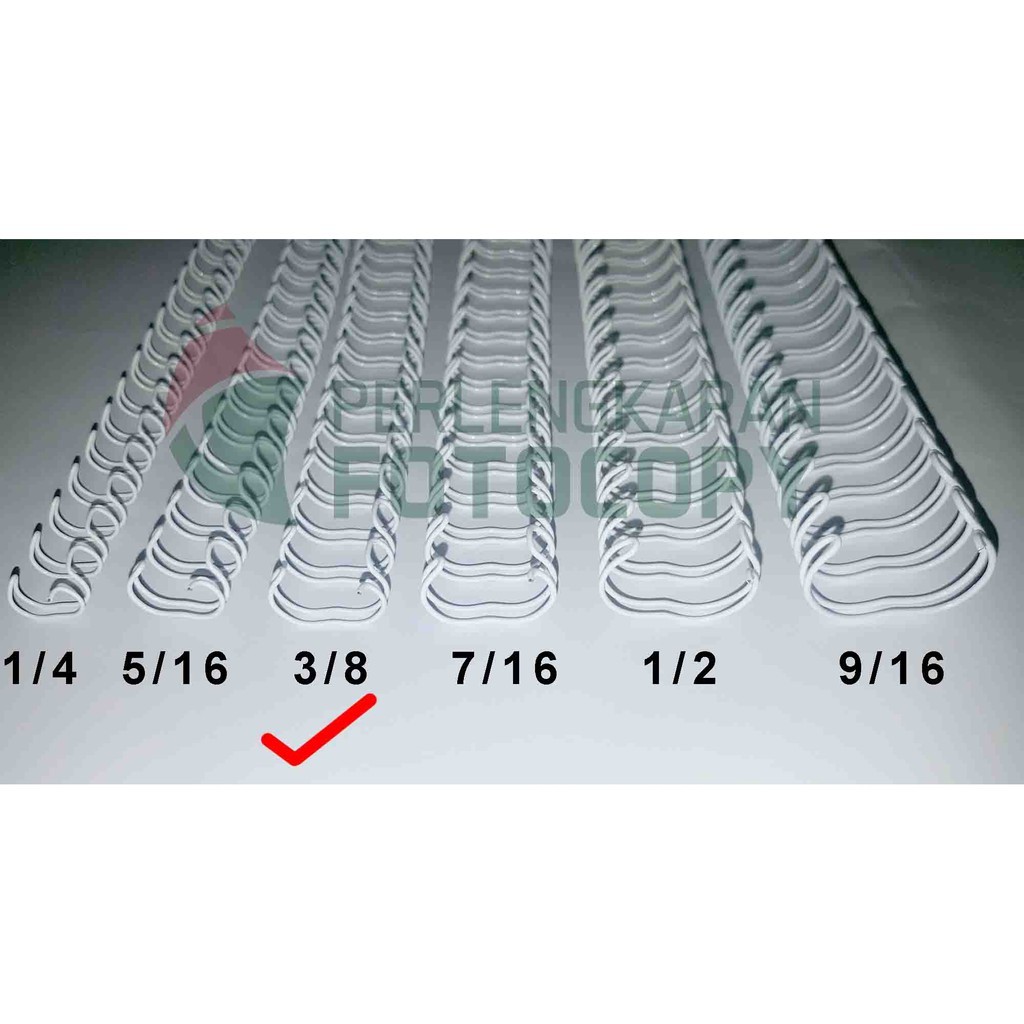 

Spiral Kawat, 3:1 A4 - 3/8 TERMURAH WE!!!