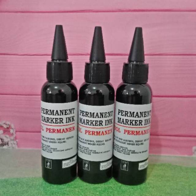 

Tinta Refill Spidol Permanen HQ Line 100ml - Hitam WE!!!