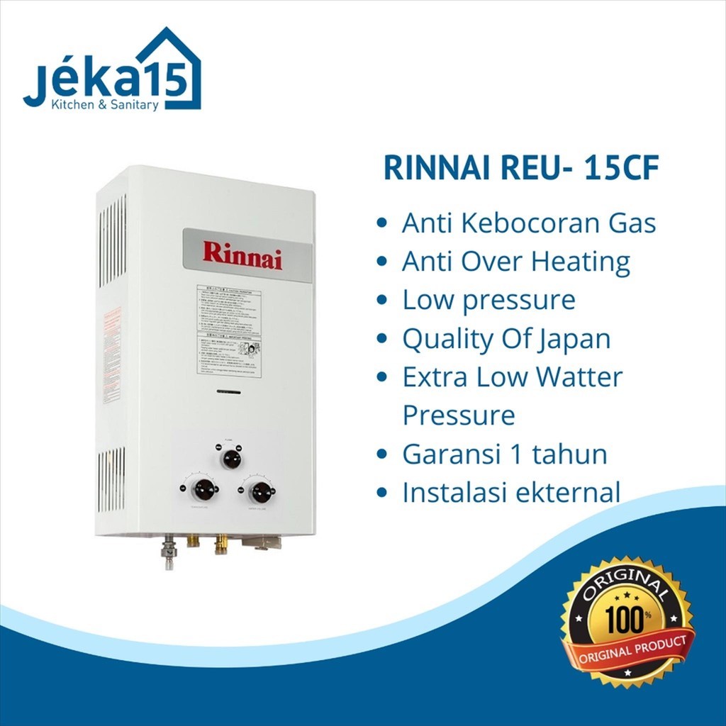 Rinnai REU-10CF / Rinnai REU-15 CF Water Heater Gas