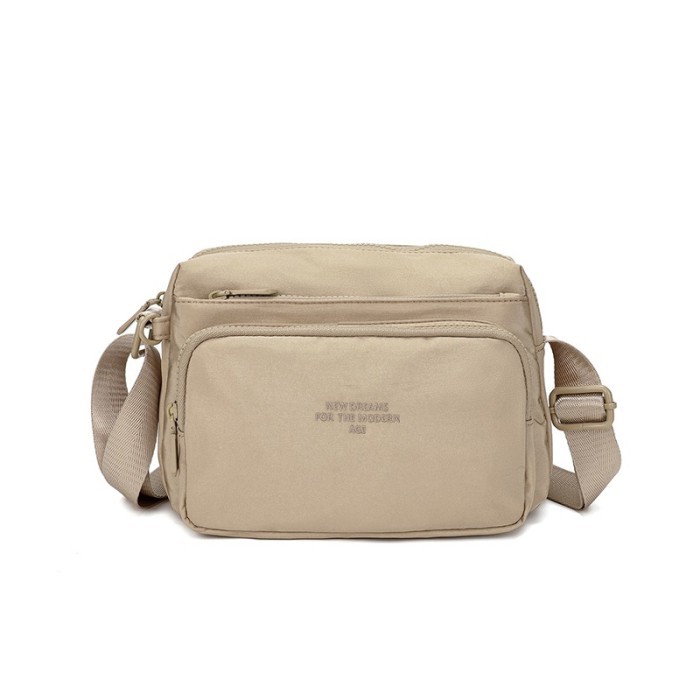 Tas Wanita Haruica Bag 55306 - Tas selempang wanita - Golden Cream murah muat banyak muat banyak