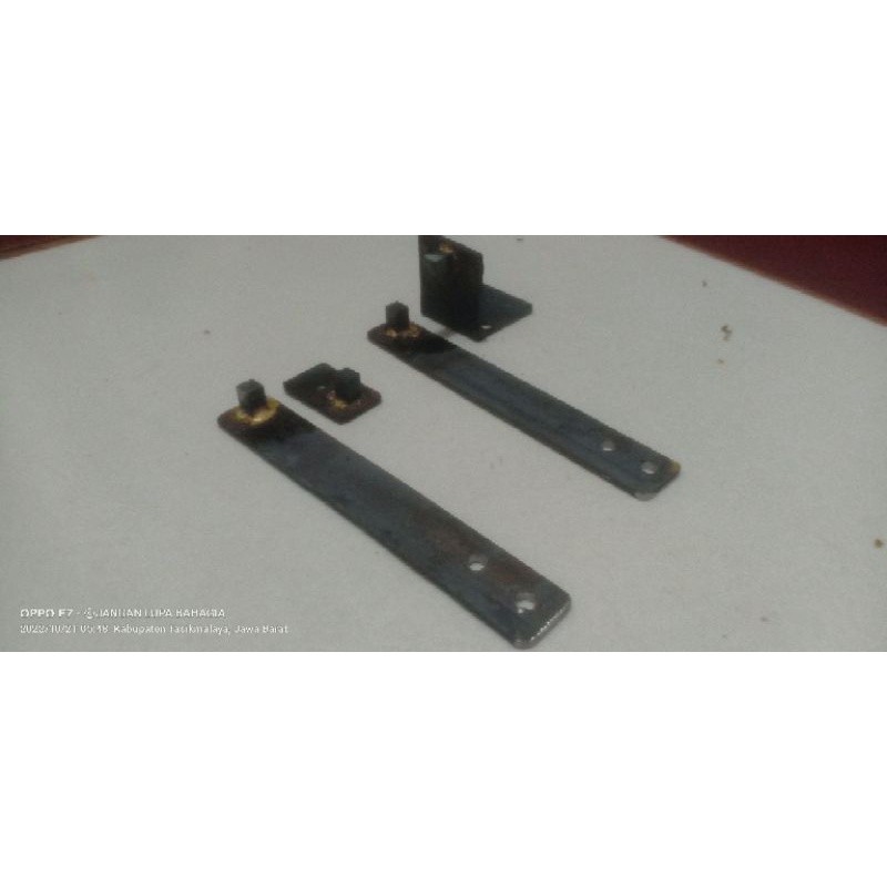 Platina Plat Tebal 2mm Panjang Tangkai 10cm Ukuran Baja Widia 5 *5*8mm