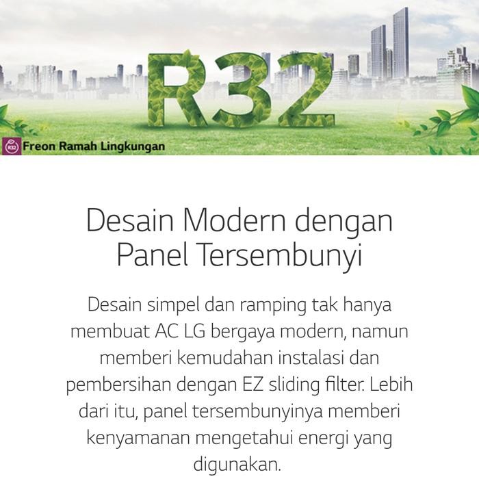 JTTOP" AC LG T10EV4 1 PK DUAL INVERTER LG T 10EV4 1 PK PASANG + INSTALASI