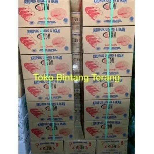 

SALE !!! KERUPUK UDANG IKAN UDM MEDE / SABIT PUTIH / MD PER 1 DUS / KARTON 5 KG READYY