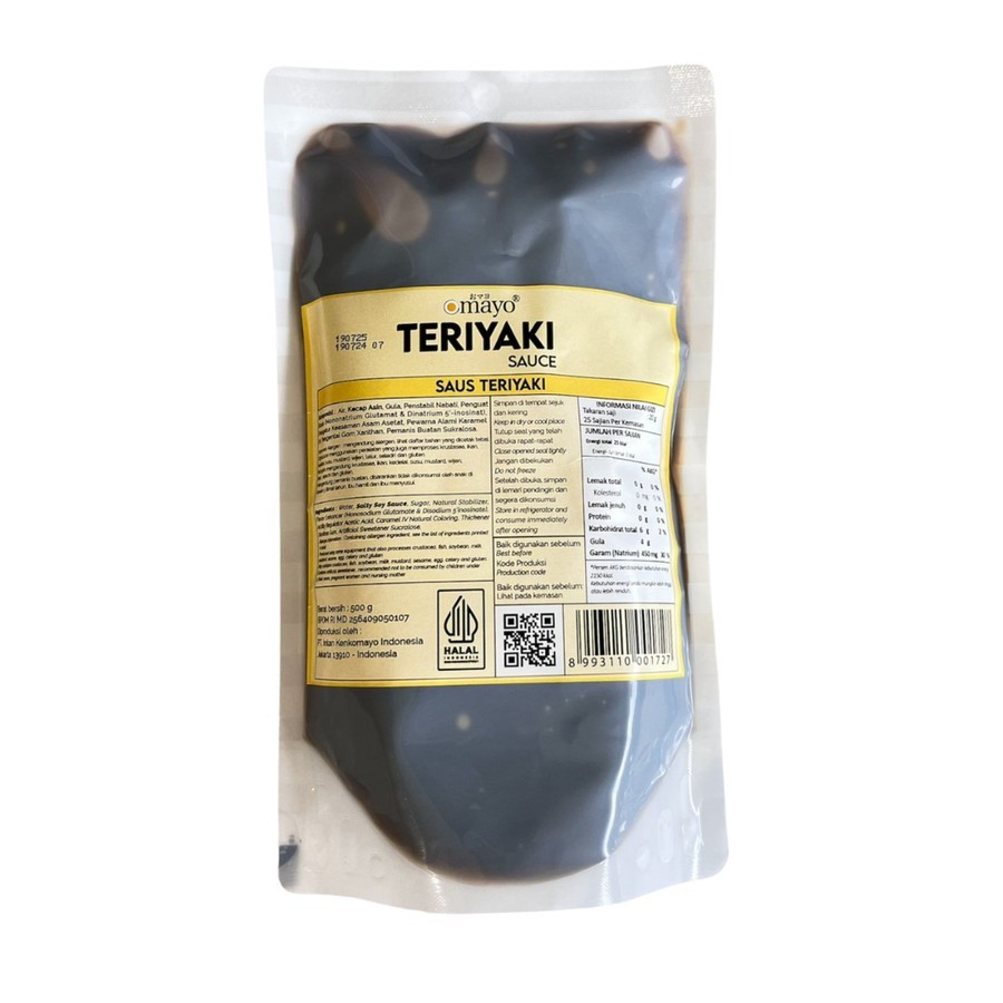 

Teriyaki Sauce / Saus Teriyaki / Bumbu Teriyaki 500gr