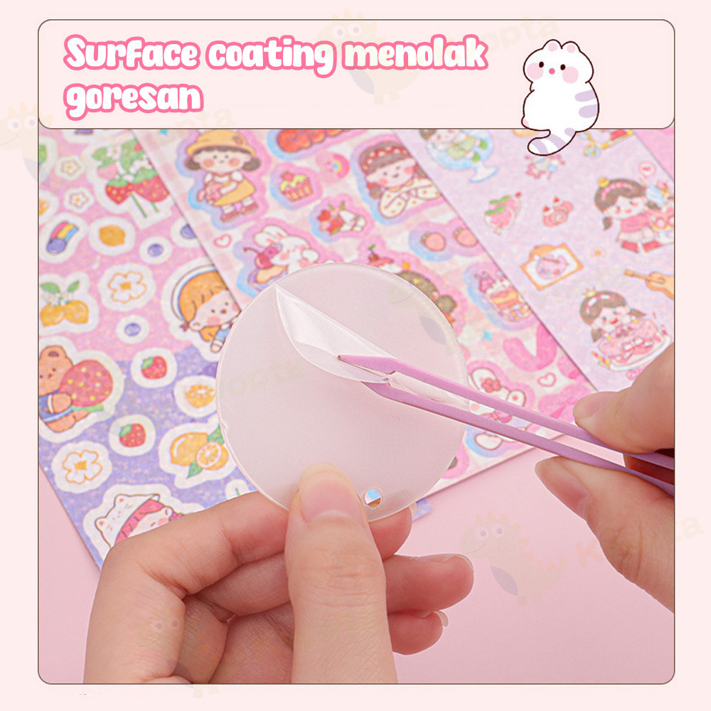 Kyopta Mainan Diy Gantungan Kunci Mainan Anak Perempuan Diy Gantungan Kunci Murah Lem Krim Hadiah