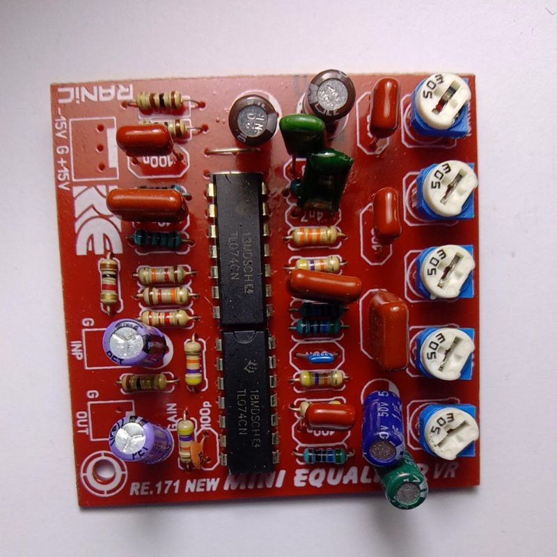 PANTOMIM Kit Mini Equalizer 5 channel mono trimpot