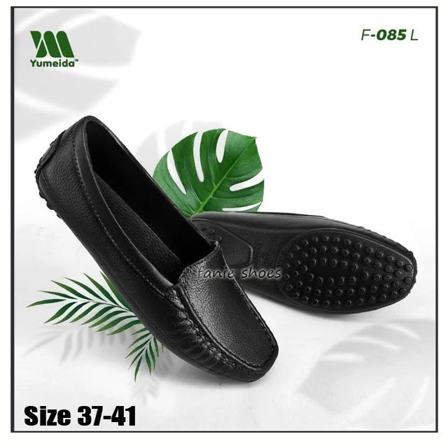 SEPATU KARET WANITA YUMEIDA 085 SIZE 37-41 SEPATU KERJA KARET HITAM SEPATU KARET WANITA PANTOFEL