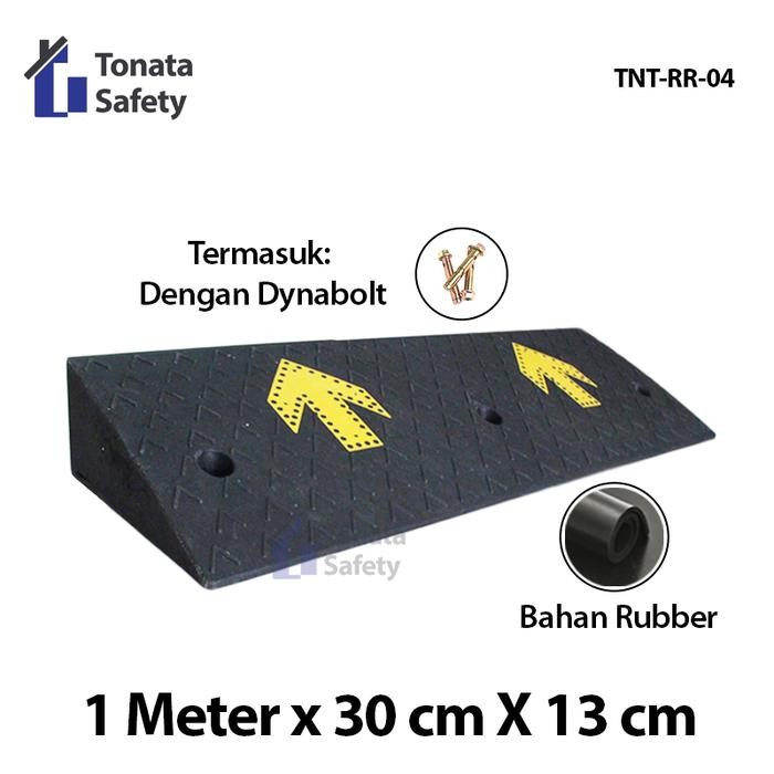 

Terlaris Rubber Ramp / Tanjakan Karet Miring / 100 X 30 X 13 Cm