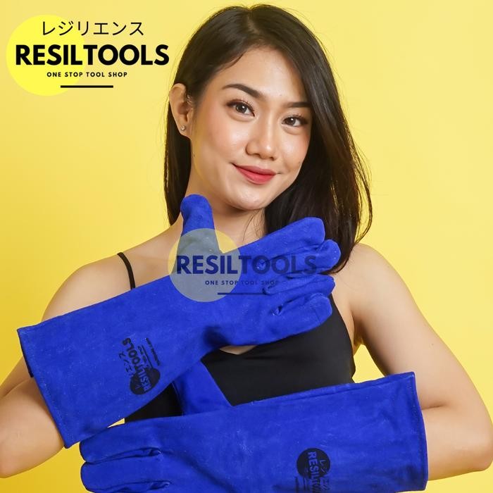 

Terlaris Sarung Tangan Anti Gigitan Binatang Kulit Tebal 16 Inch Tahan Api