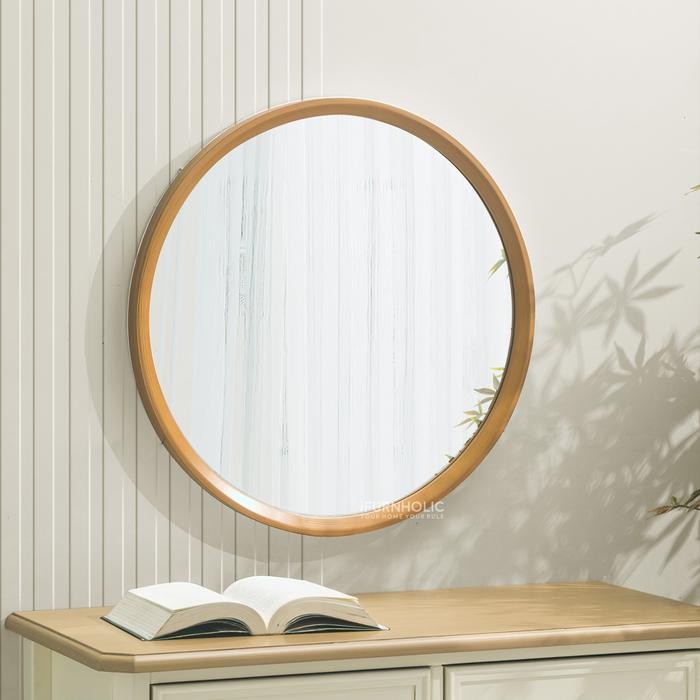 Ifurnholic Wanda Round Mirror 60 Cermin Dinding - Furniture