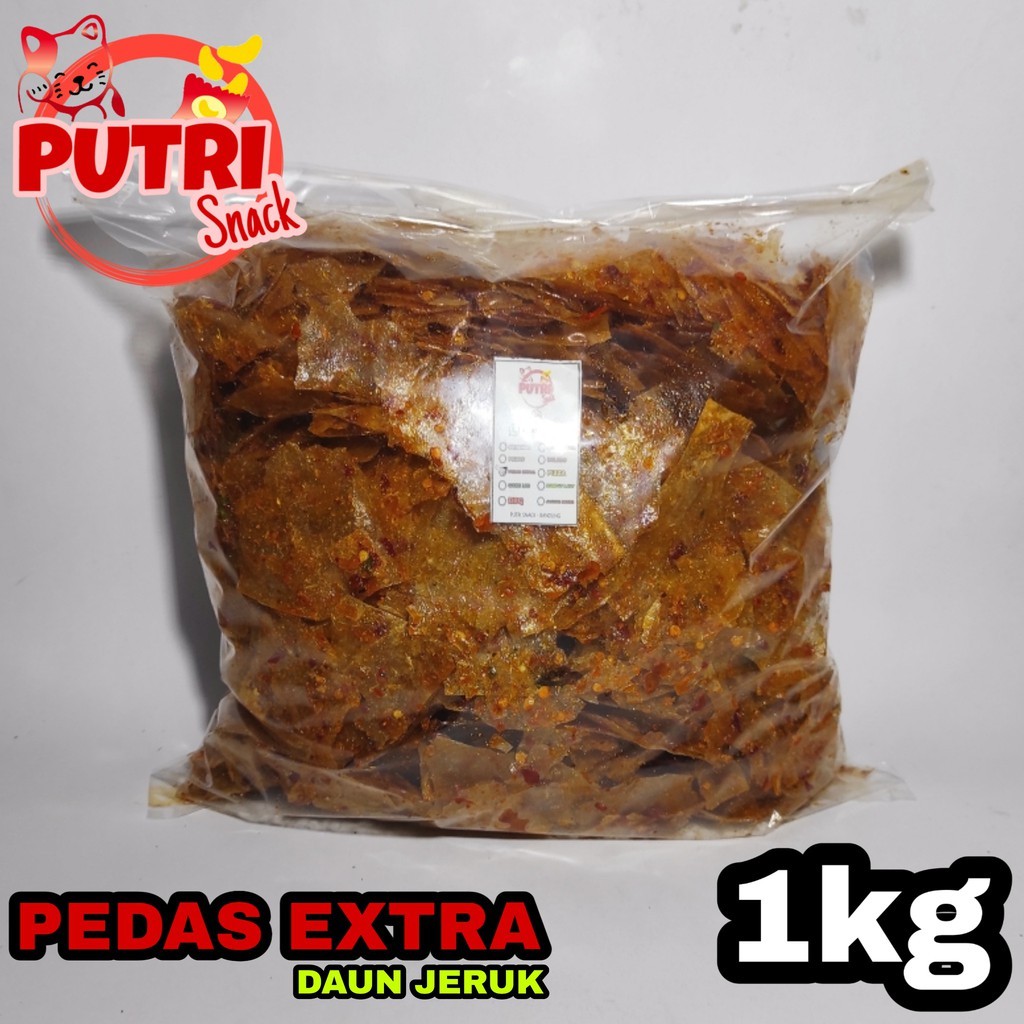 

Keripik Kaca / Beledag / Kripca Kiloan 1kg Extra Daun Jeruk WE!!
