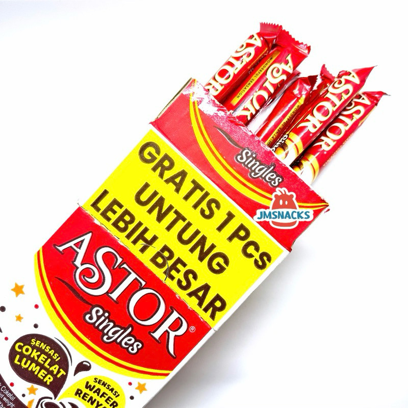 

[PROMO!!] Astor Singles 1 PAK isi 20x15.5gr - wafer nikmat enak diskon WE!!