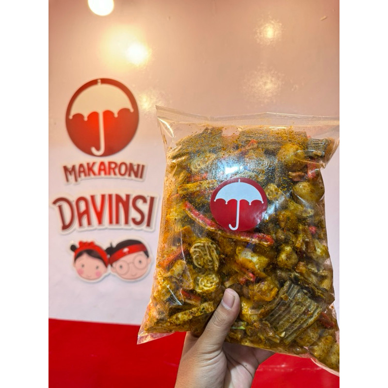 

Davinsi Cemilan Mix Seblak Kering Kemasan 500 Gram WE!!
