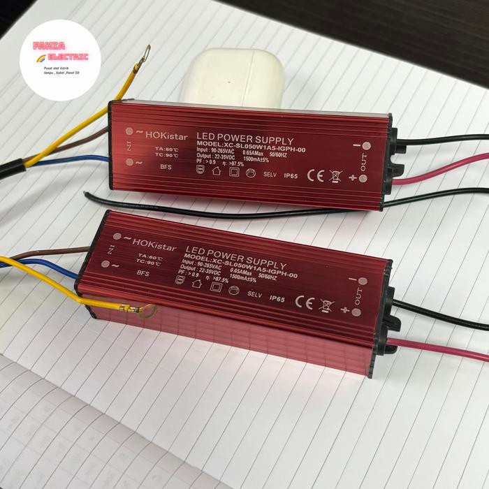 DRIVER LED 50W POWER SUPPLY TRAFO LAMPU