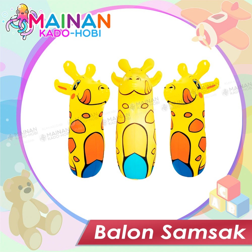 Hadiah Mainan Balon Ama Tinju Ter Animal Jerapah