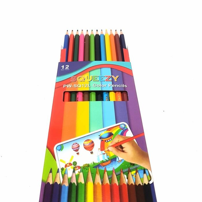 

Big Boss - Harga Grosir (1Box/12Packs) Pensil 12Warna Panjang Squeezy Pw-Sq12L