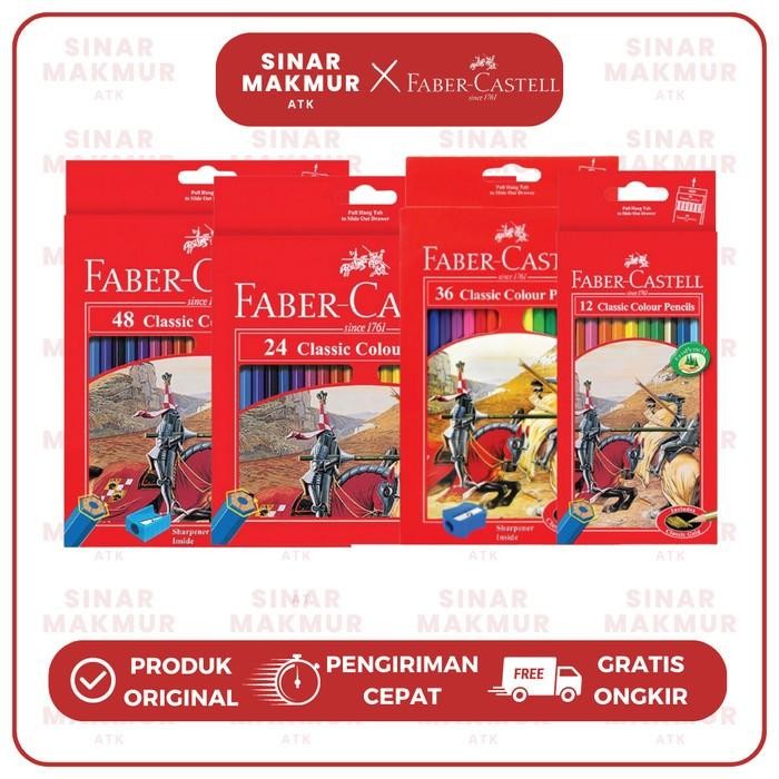 

Big Boss - Pensil Warna Klasik/Classic Color Pencil 48 Warna Faber Castell (Set)