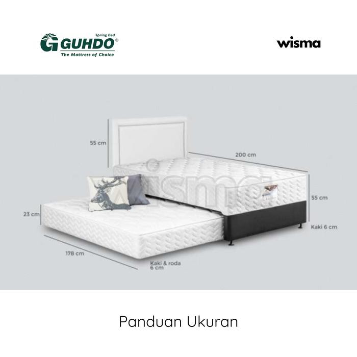 Guhdo Springbed 2 In 1 New Prima Kasur Sorong Kasur Tingkat Kasur Anak