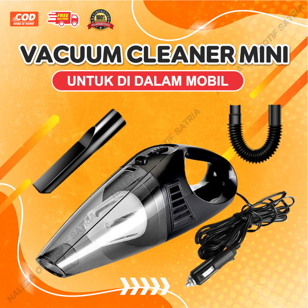 Vacuum Cleaner Mini Penyedot Debu - Vacuum Cleaner Mini Mobil Efisien & Daya Sedot Kuat