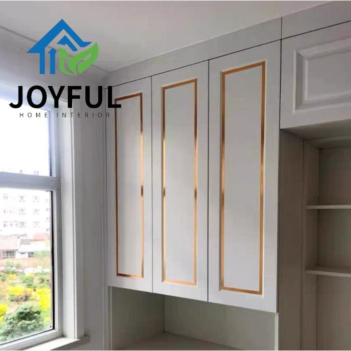 Sticker List Mirror Gold Lantai/Dinding High Quality