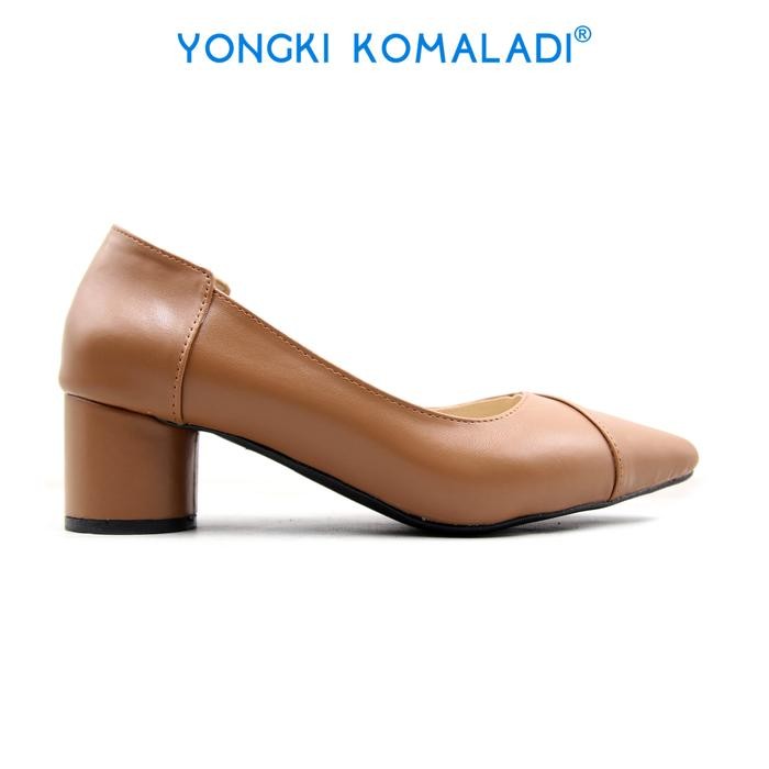 [ Original ] Yongki Komaladi Pantofel Ol-Ysl1104-22 Ladies Heels Hitam Shoes Wanita Merah