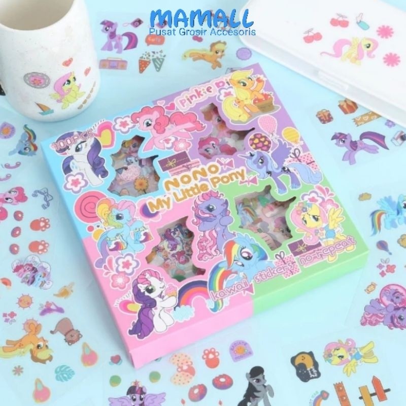

Stiker My Little Pony 100 lembar Stiker My Little Pony Anti Air Stiker Botol My Little Pony 100
